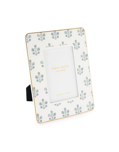 Slate Floral Frame