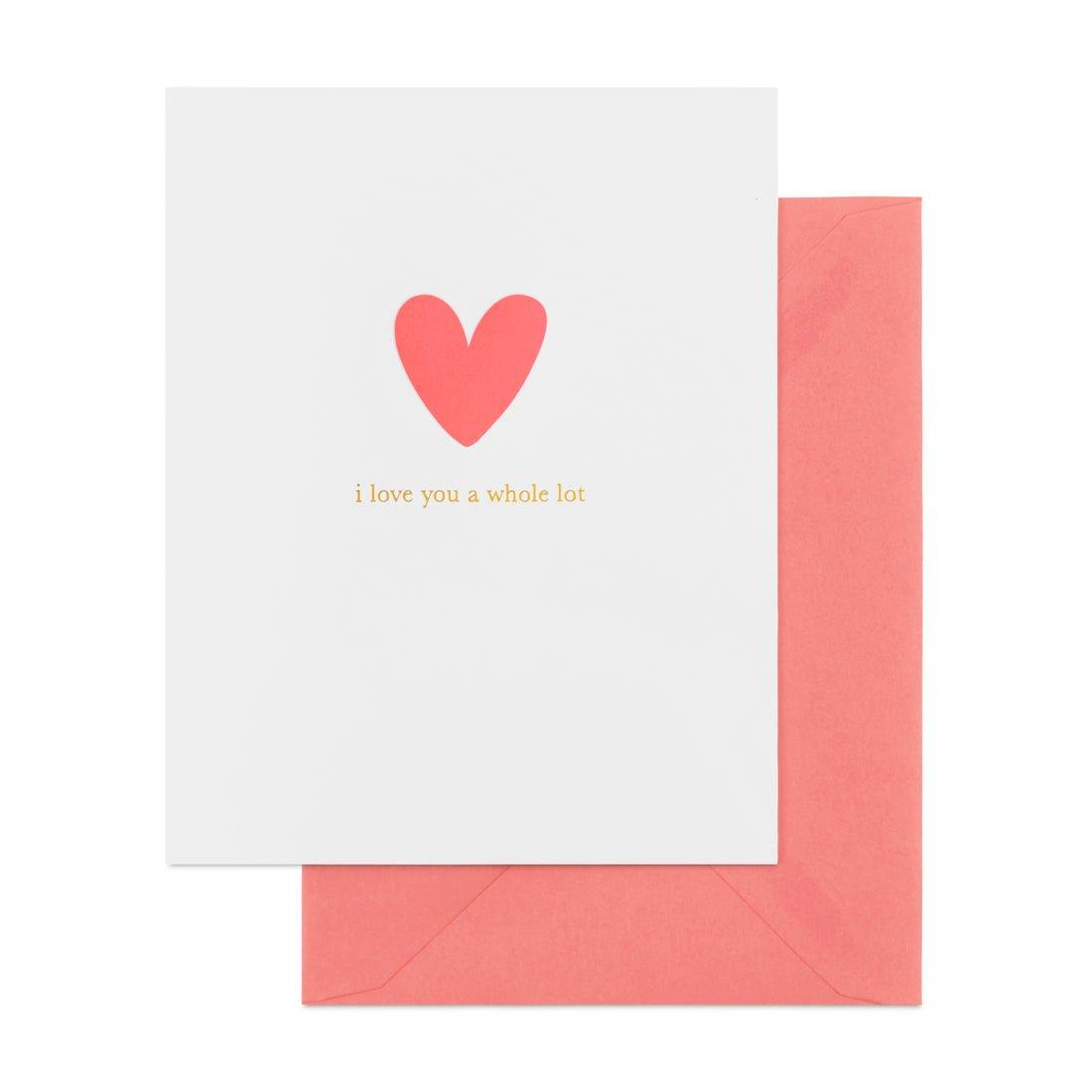 I Love You a Whole Lot Greeting Card