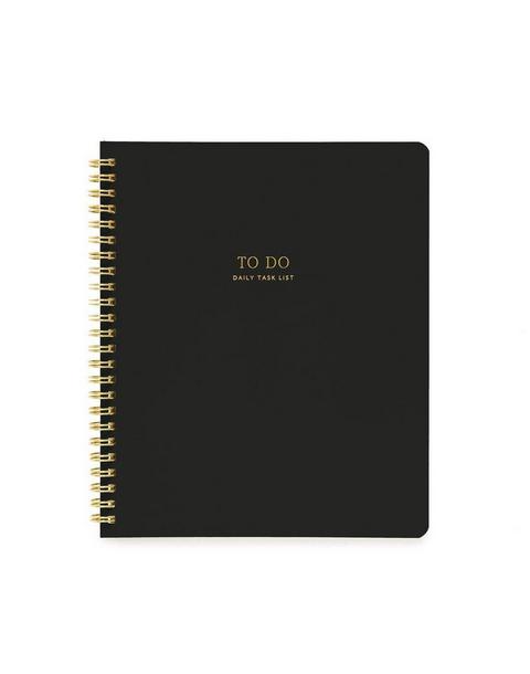 To Do Notebook, Black