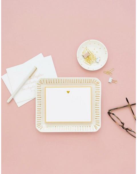 Trinket Tray, Small Round Heart