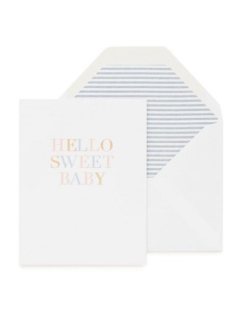 Hello Sweet Baby Greeting Card