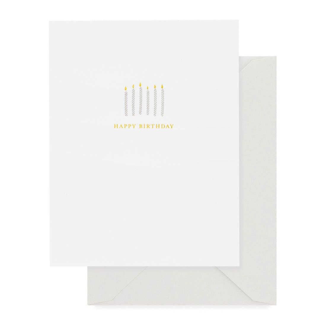 Birthday Candles Greeting Card