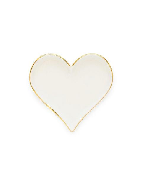 Trinket Tray, Bordered Heart