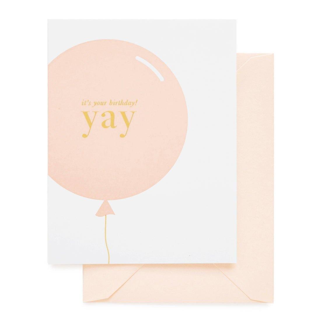 Yay Balloon Greeting Card image number 0