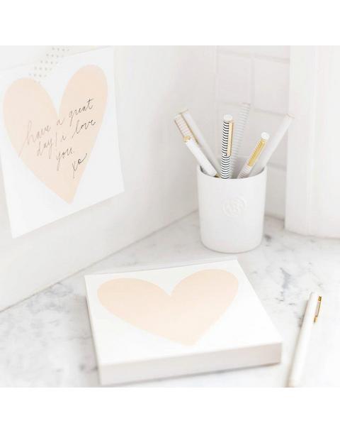 Heart Desk Notepad