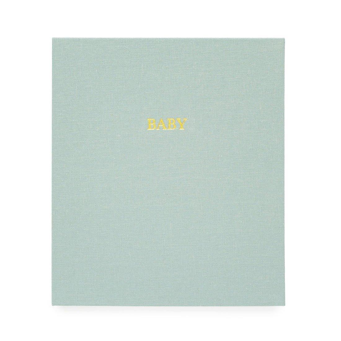 Mist Green Baby Book