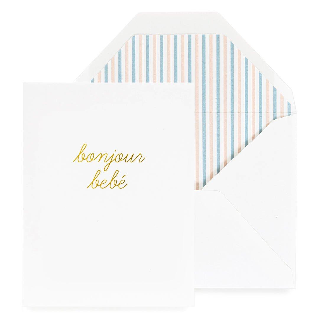 Bonjour Bebe Greeting Card image number 0