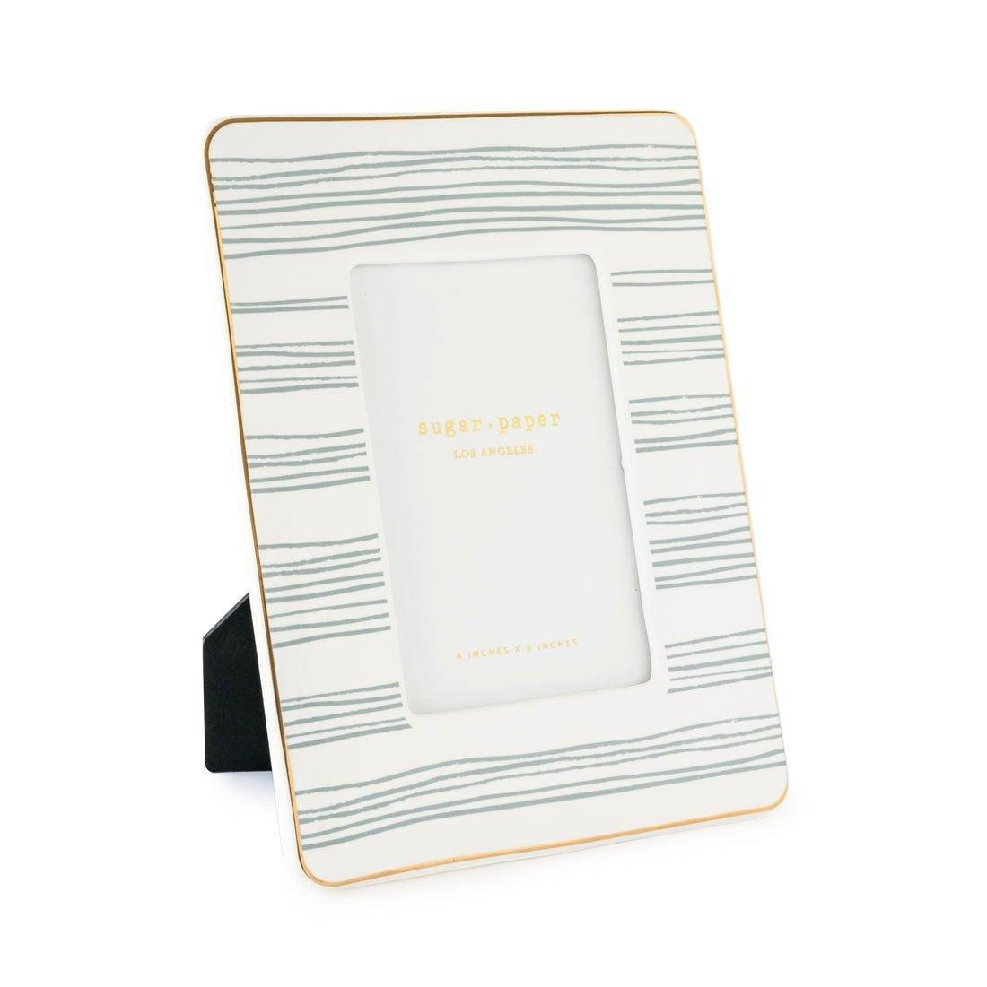 Dusty Blue Stripe Frame image number 2