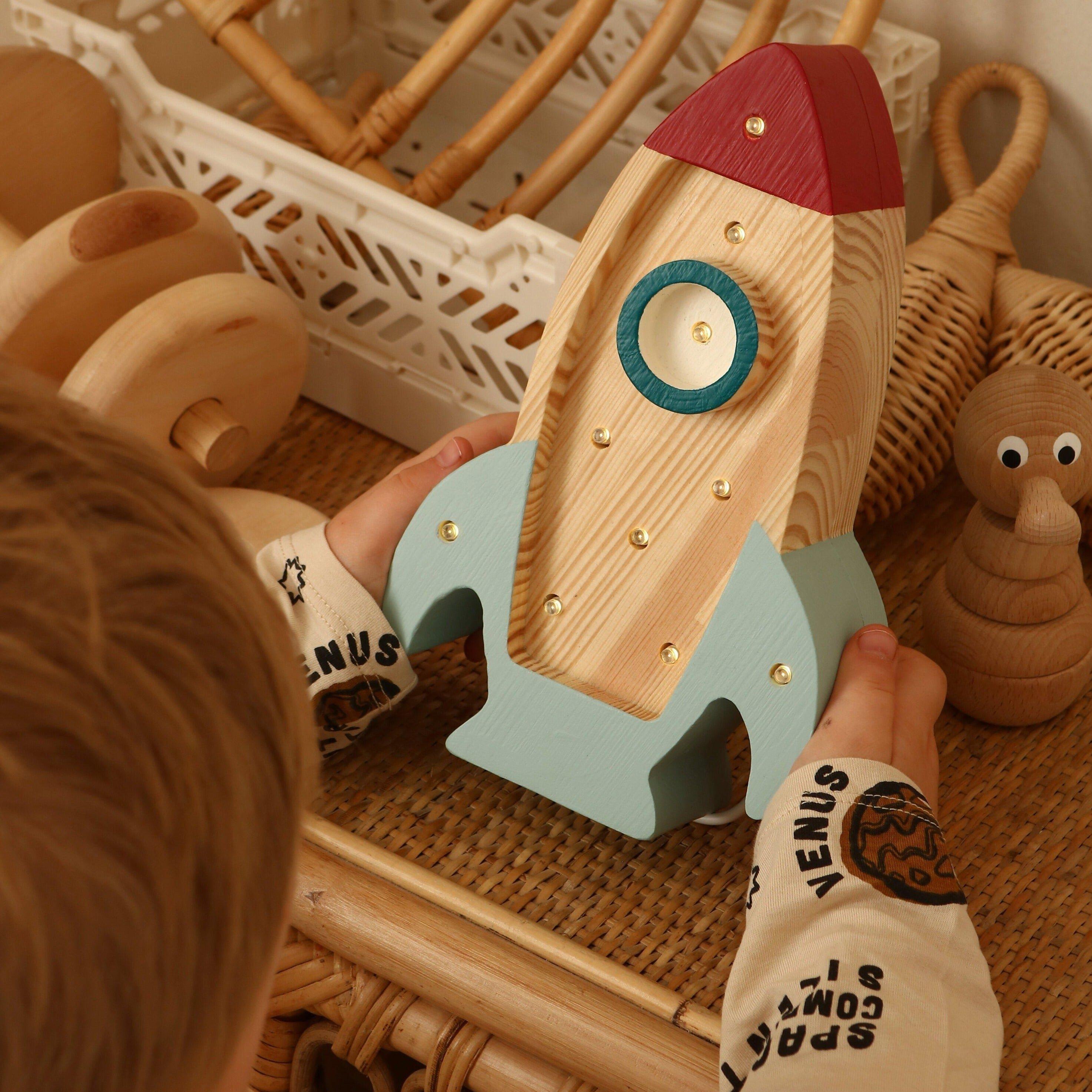 Mini Rocket Ship Lamp image number 3