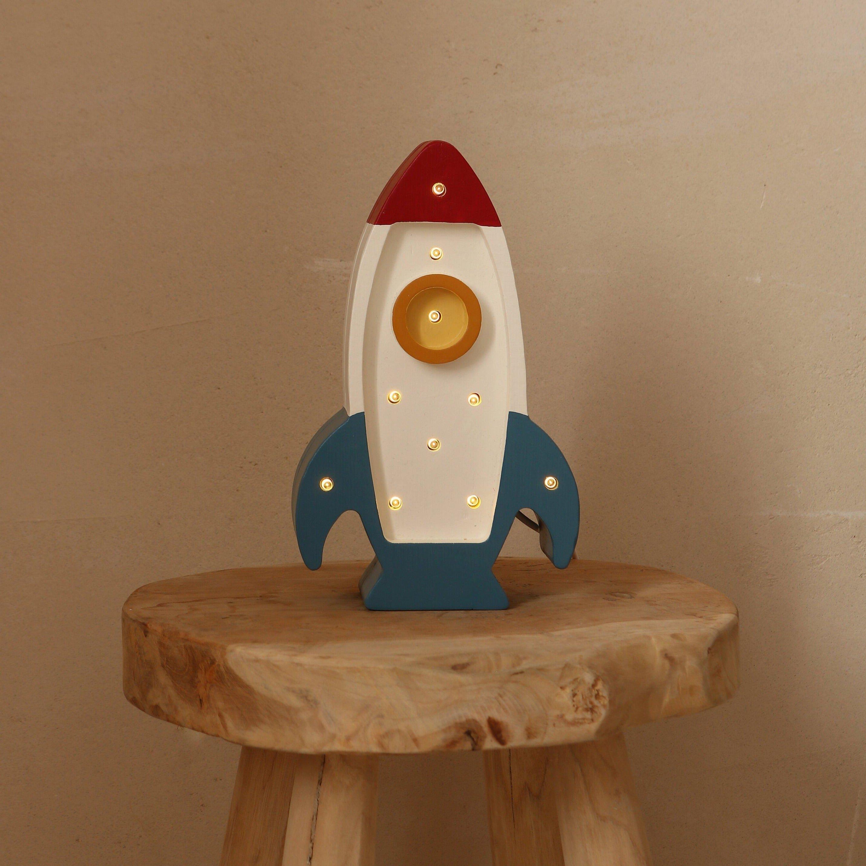 Mini Rocket Ship Lamp image number 4