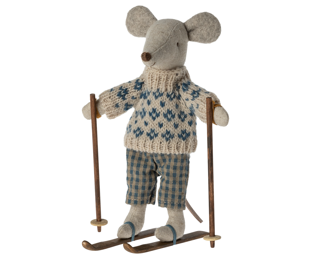 Winter Mouse with Ski Set, Dad image number 2