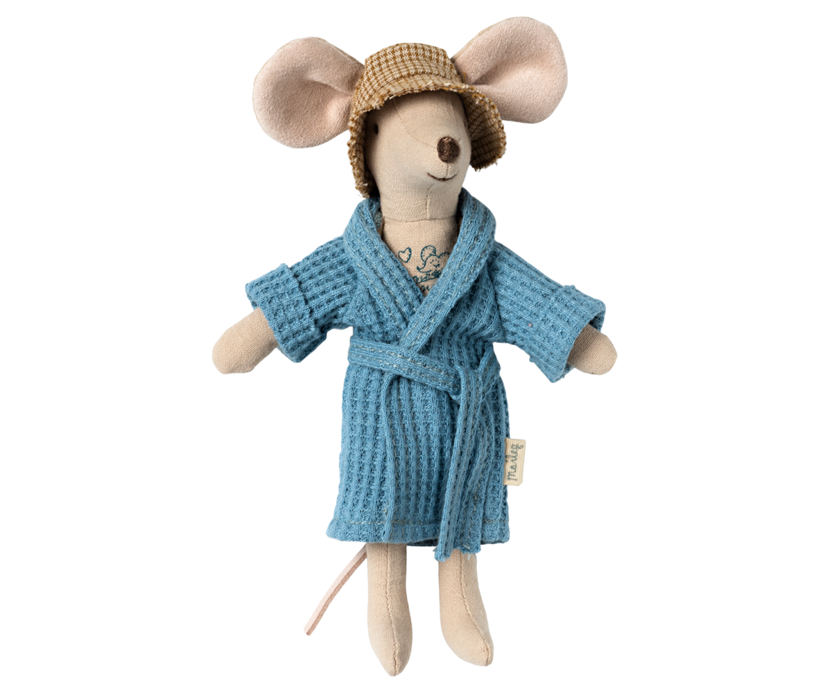 Bathrobe - Dusty Blue, Dad/Mum Mouse image number 1