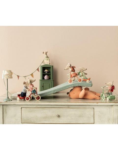 Tricycle Mouse, Big Sister - Coral