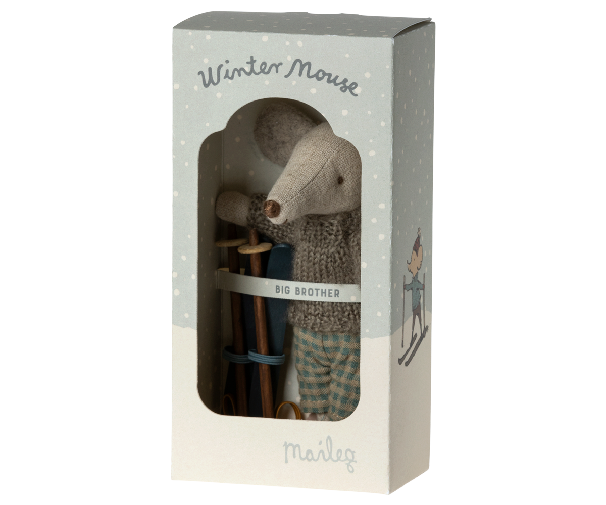 Winter Mouse with Ski Set, Big Brother image number 2