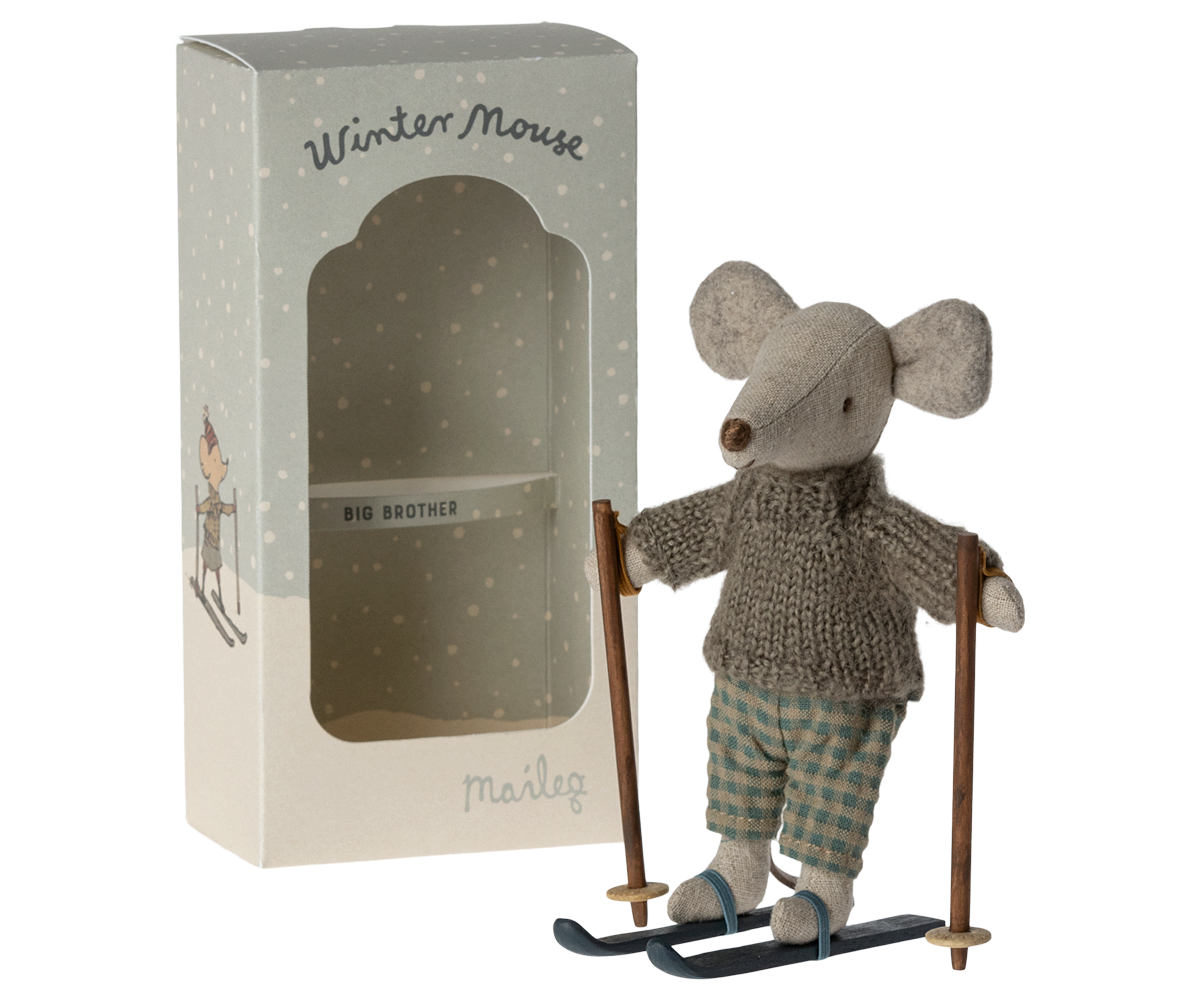 Winter Mouse with Ski Set, Big Brother image number 1