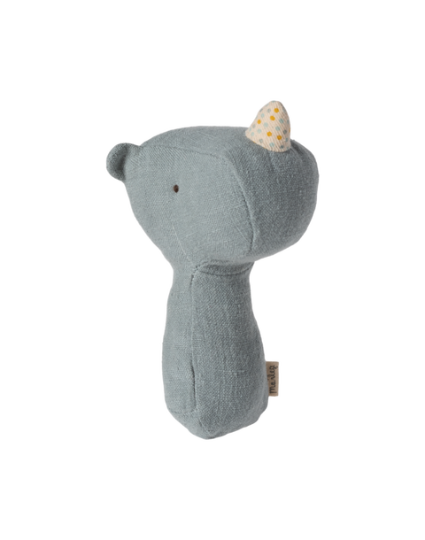 Lullaby friends, Rhino rattle - Dusty blue