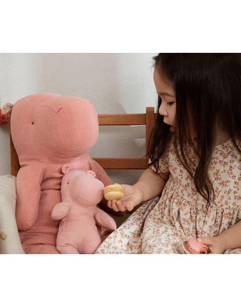 Hippo, Small - Soft Rose