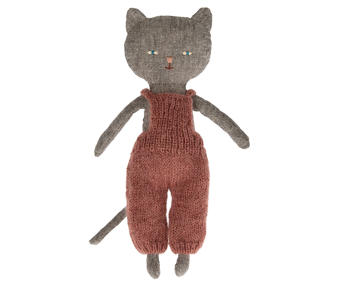 Kitten in Overalls - Grey image number 1