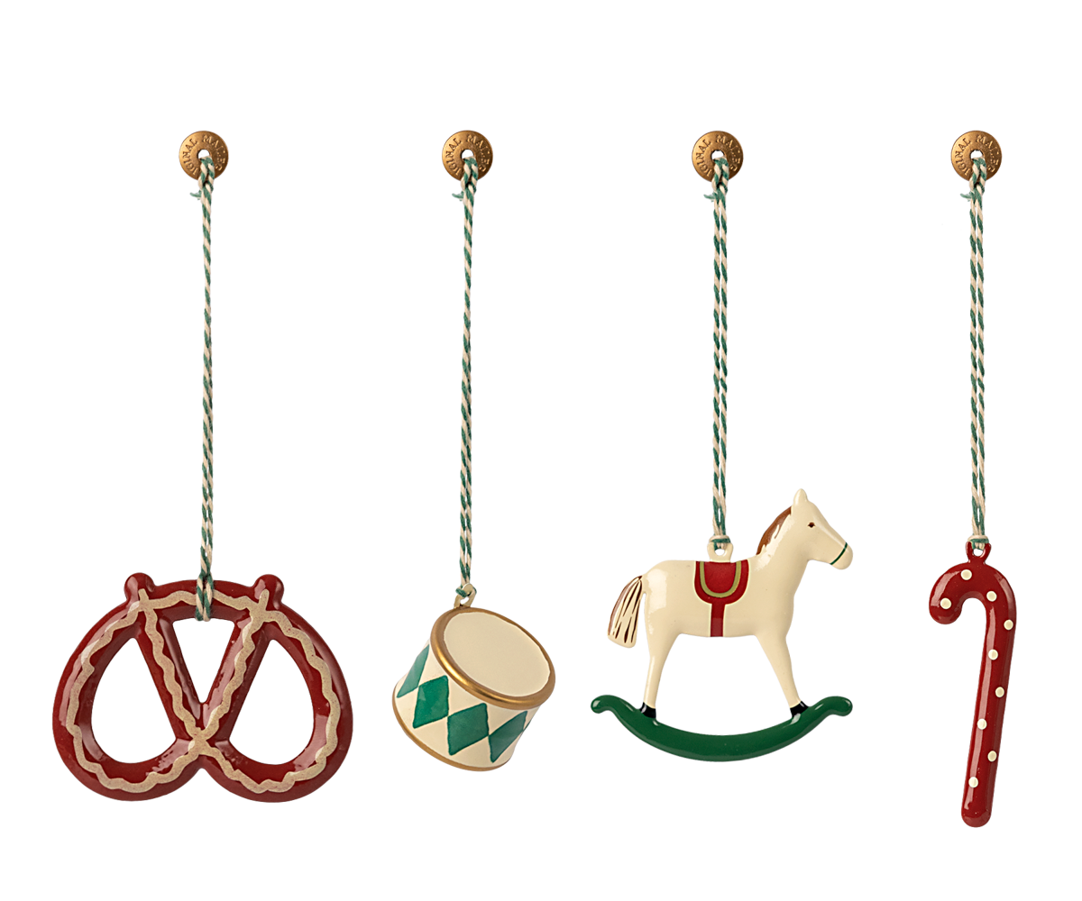 Metal Ornament Set - Peter's Christmas, Green image number 0