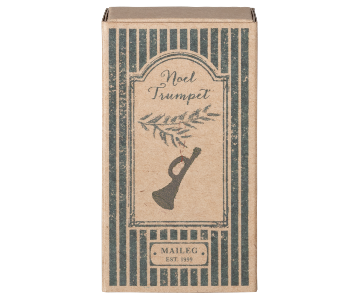 Metal ornament, Trumpet - Anthracite image number 1