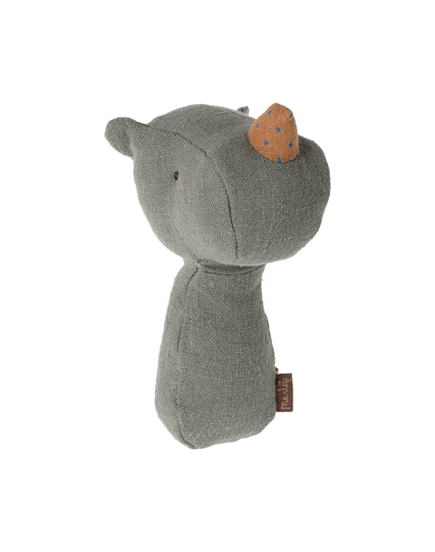 Lullaby Friend Rattles, Rhino - Pine