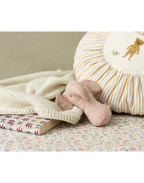 Lullaby Friend Rattles, Elephant - Rose