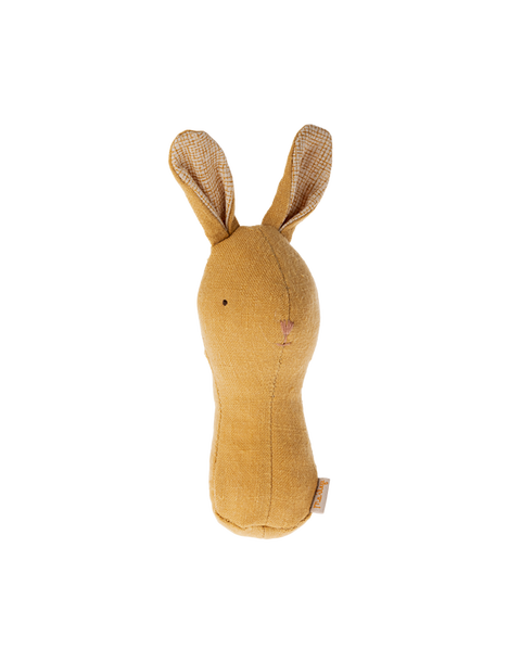 Lullaby Friend Rattles, Bunny - Dusty Yellow