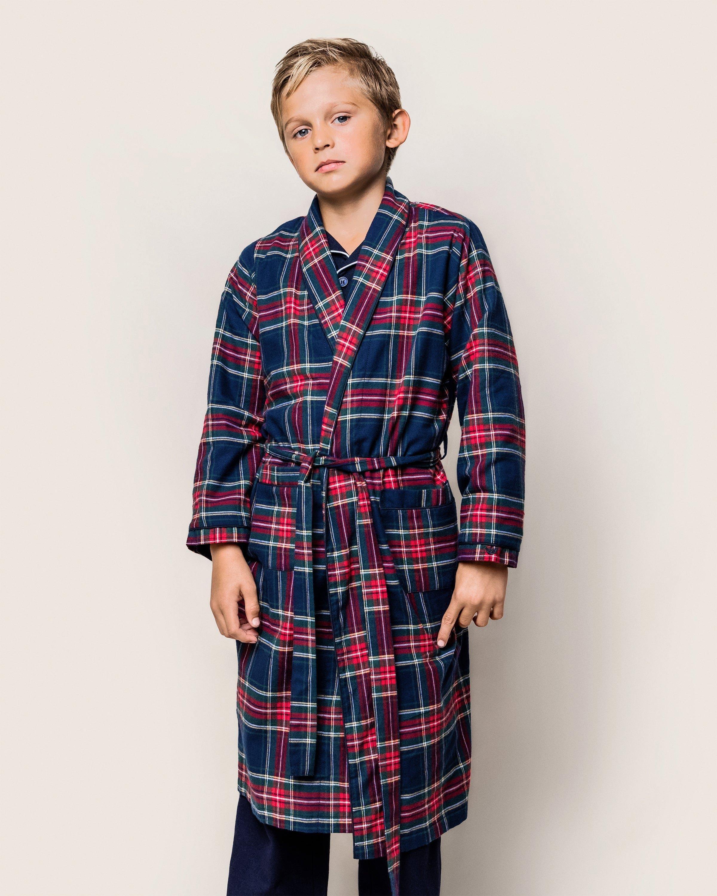 Children's Robe in Windsor Tartan image number 1
