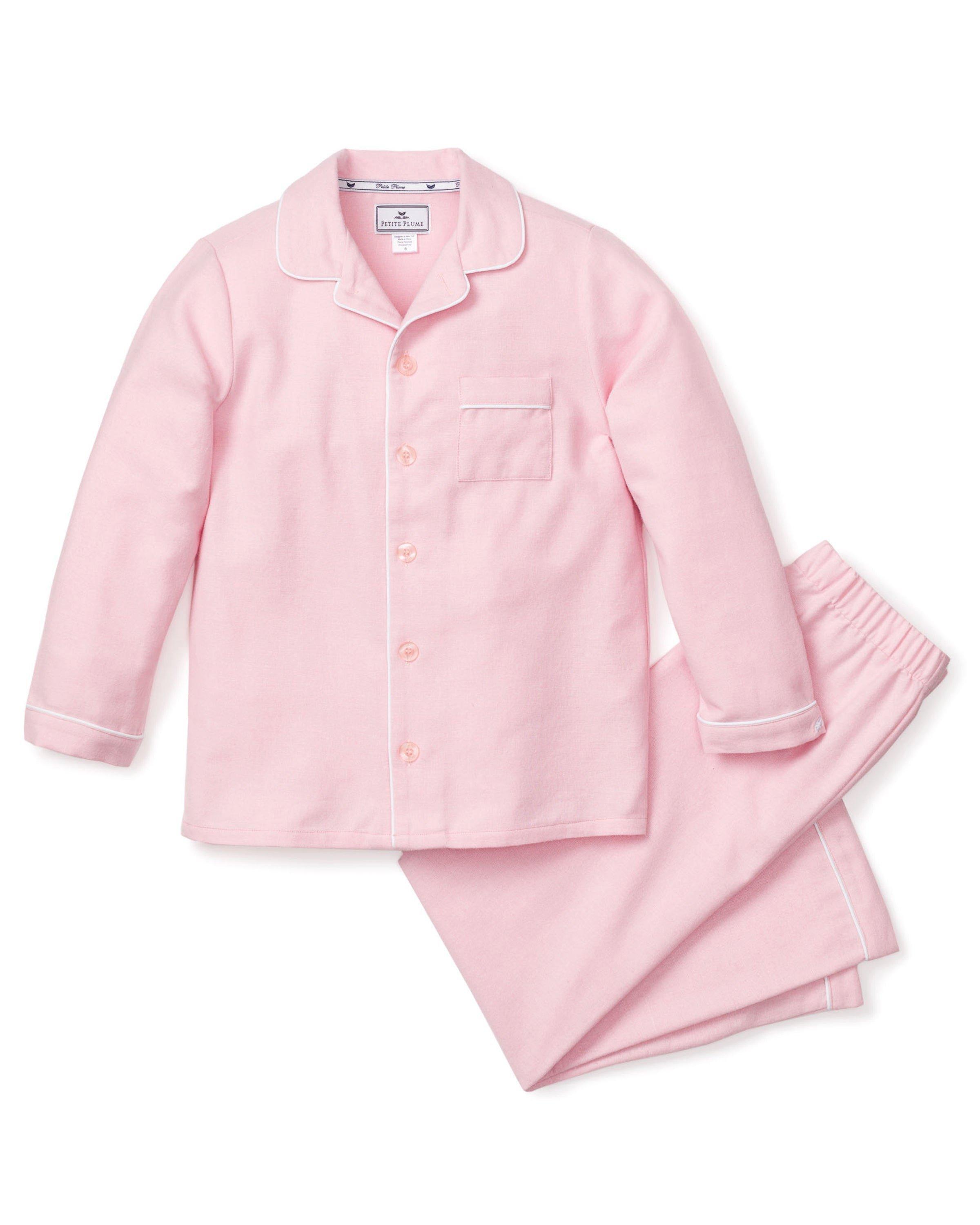 Children's Pajama Set in Pink Flannel image number 0