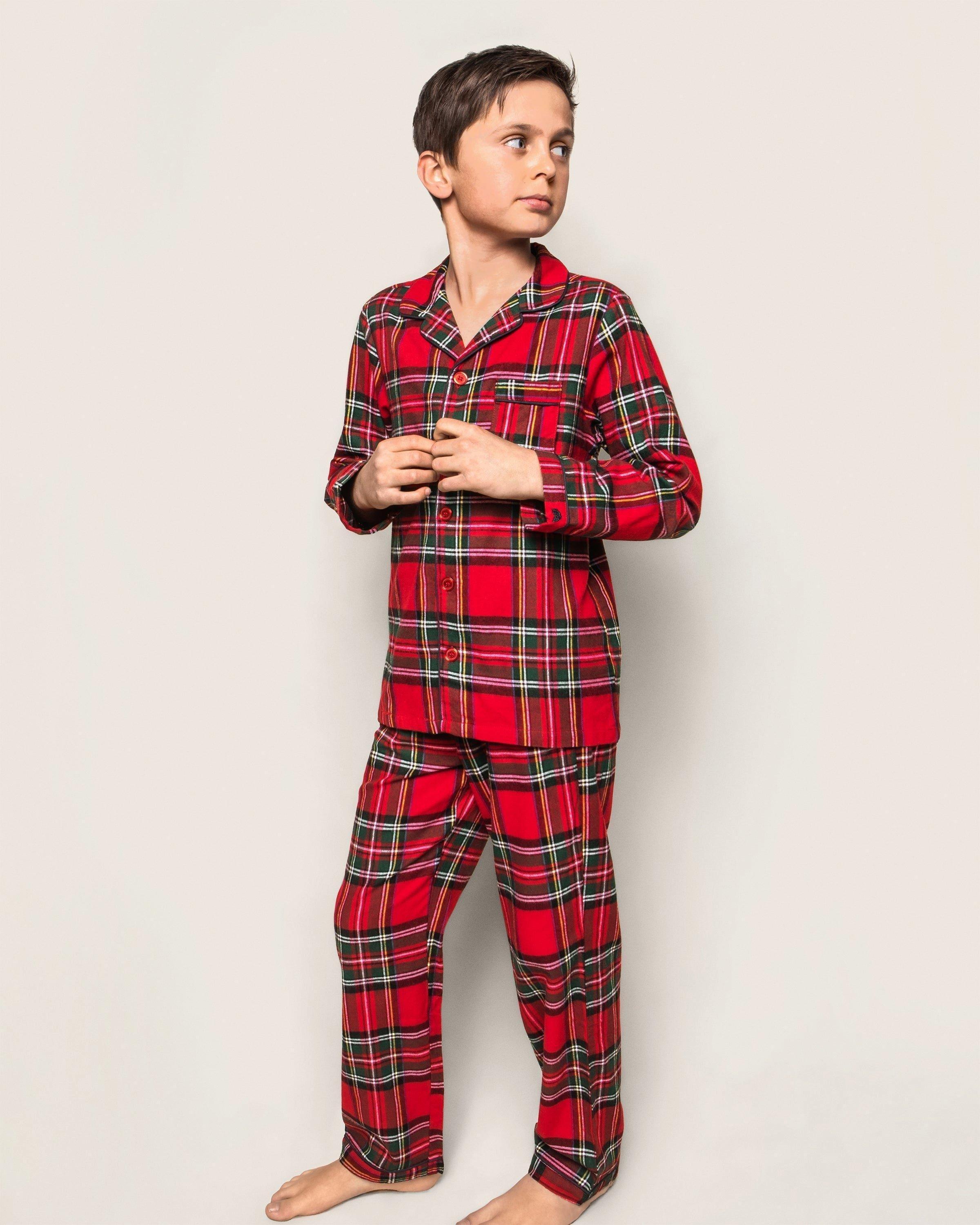 Children's Pajama Set in Imperial Tartan image number 2