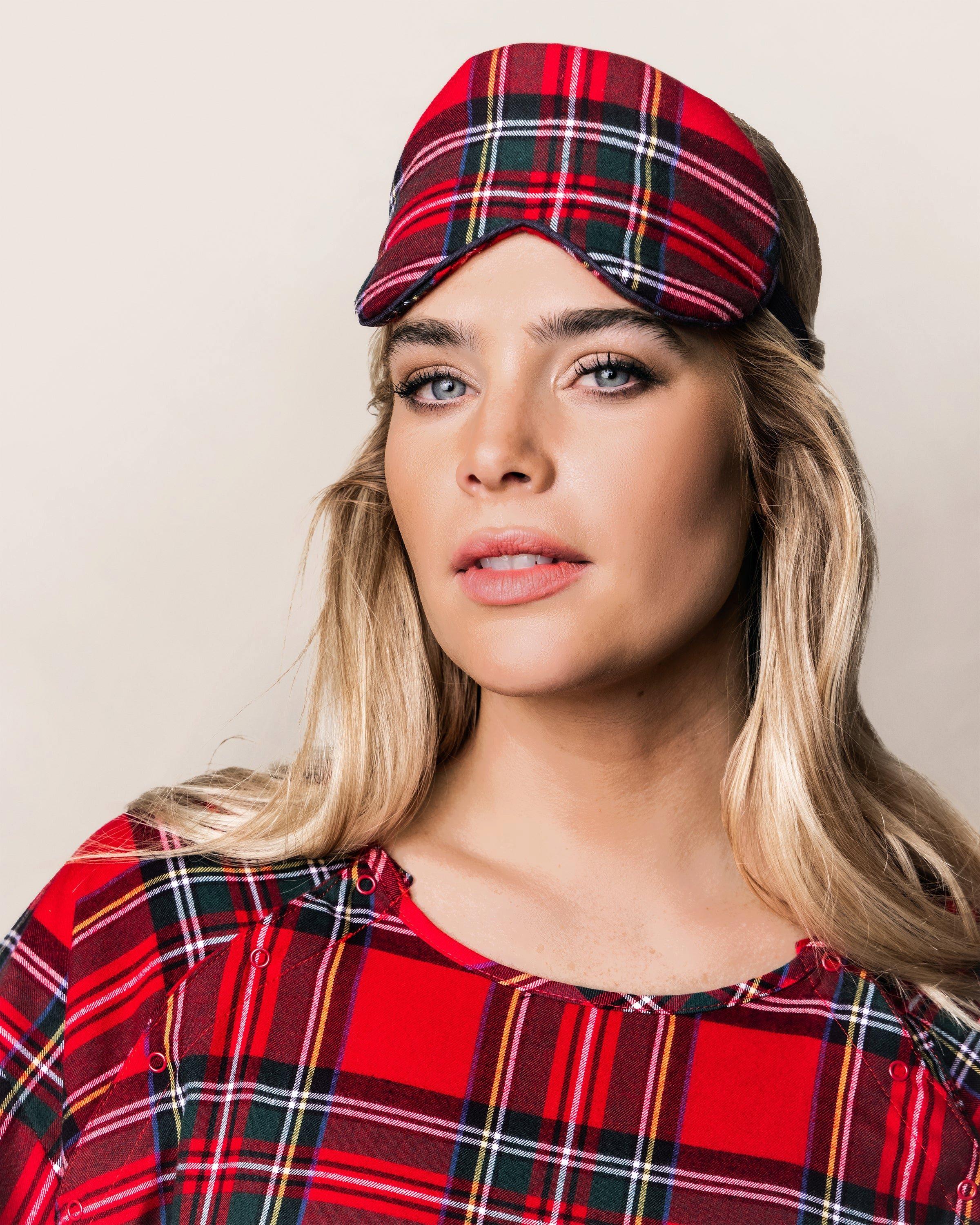 Adult Imperial Tartan Traditional Eye Mask image number 1