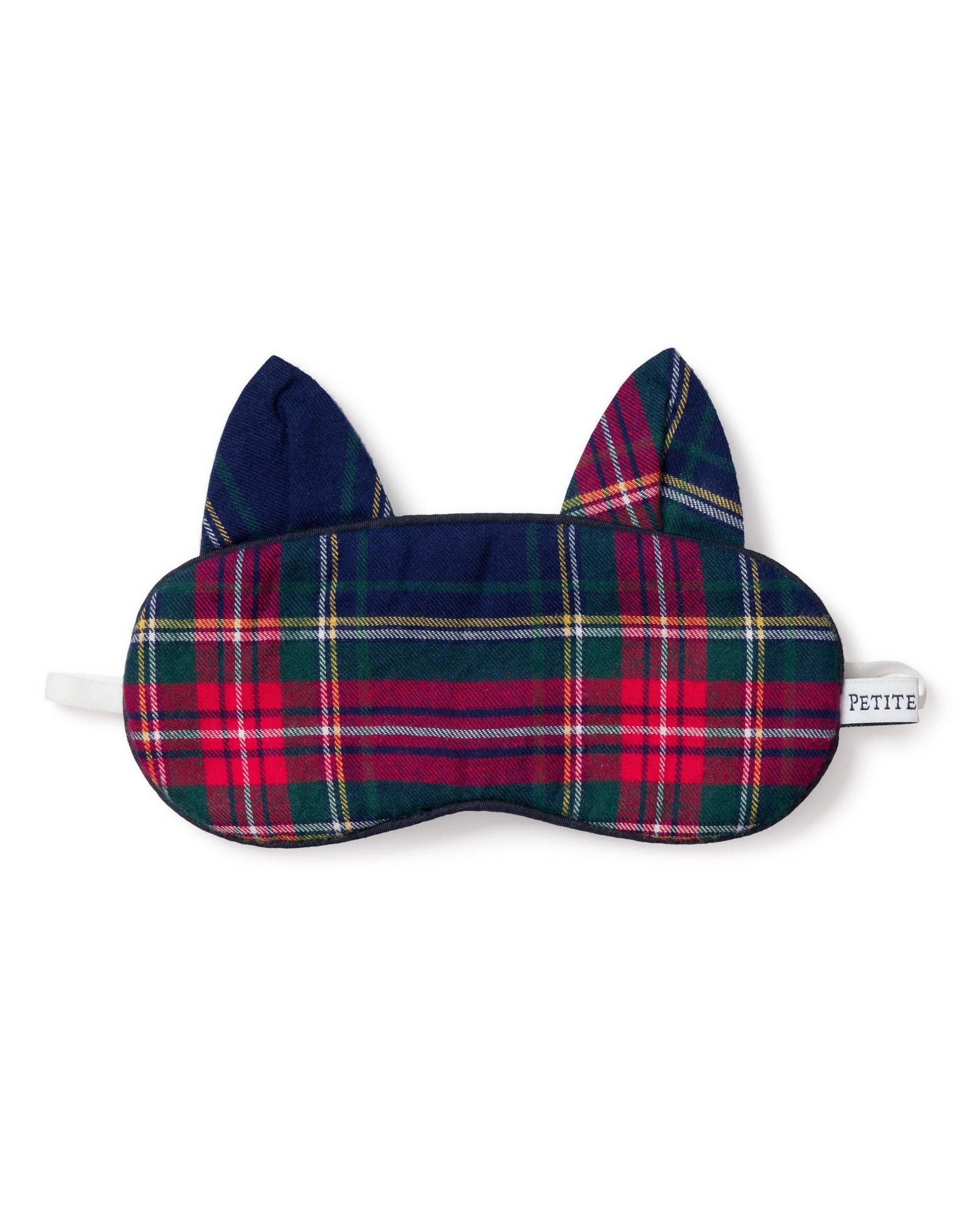 Windsor Tartan Kitty Eye Mask image number 0