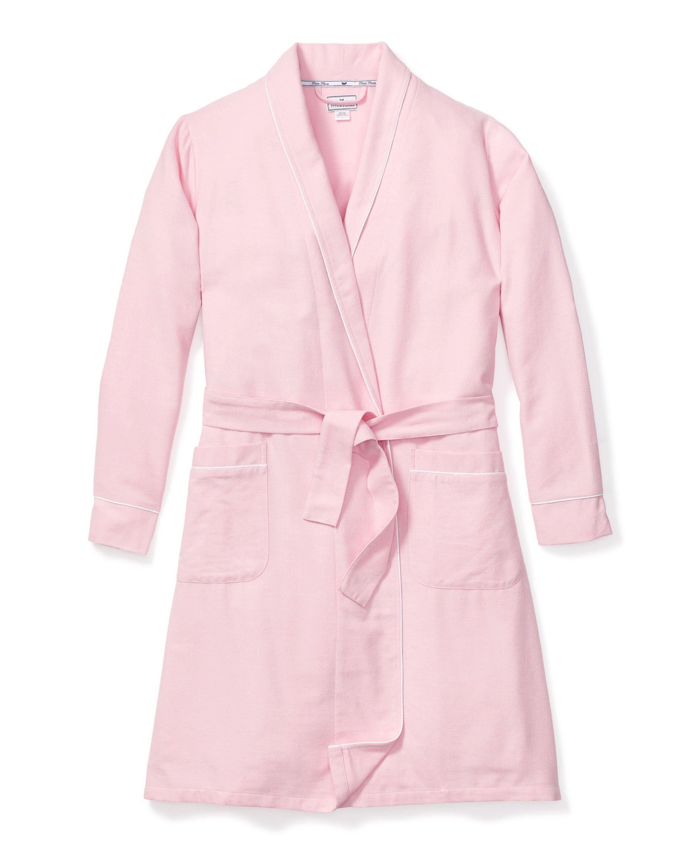 Women's Robe in Pink Flannel image number 0