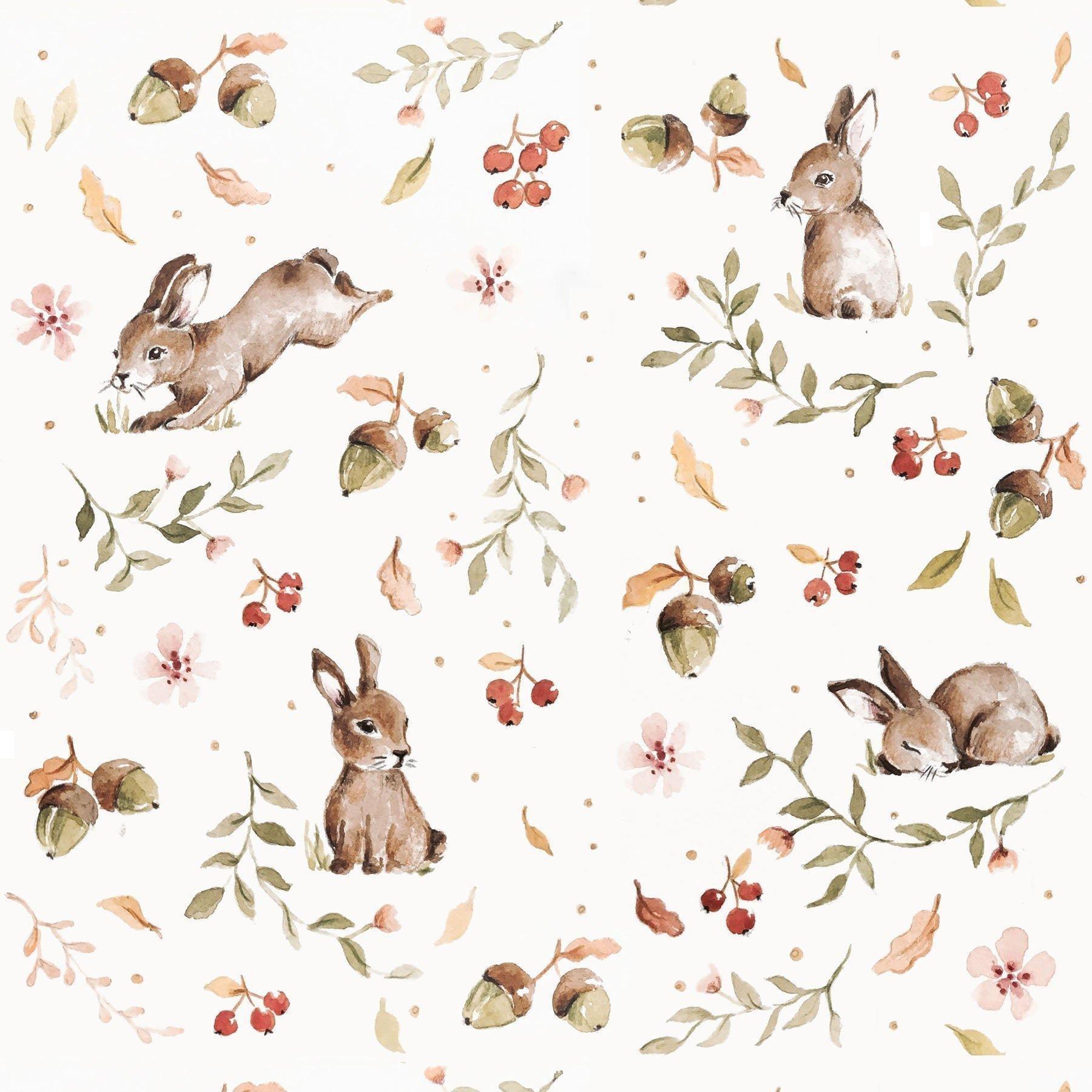 Happy Rabbits Wallpaper image number 2