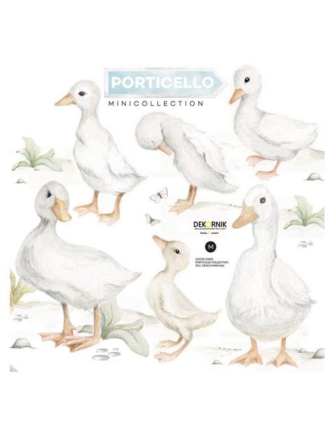 Tip Toe Geese Porticello Wall Decal Set