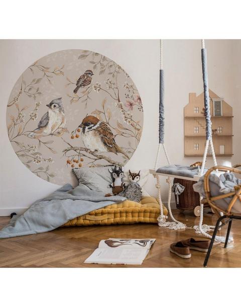 Birds in a Circle Wall Decal Set