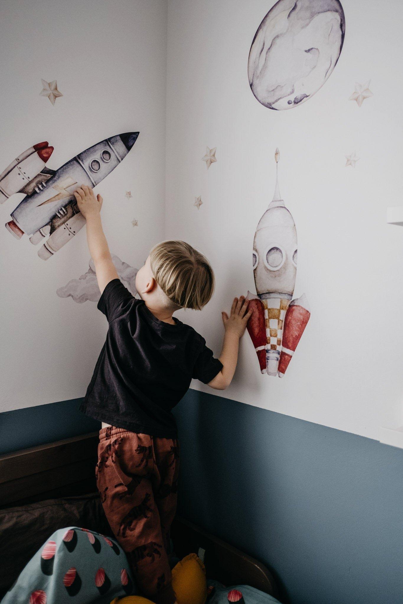 Rockets Wall Decal Set image number 1