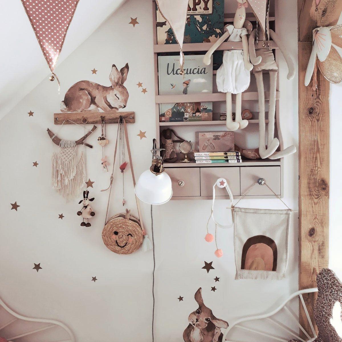 Happy Rabbits Wonderland Wall Decal Set image number 2