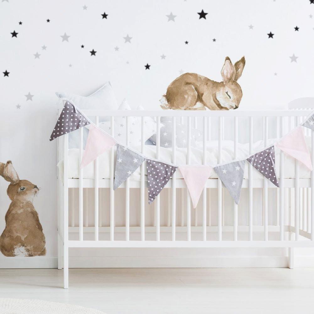 Happy Rabbits Wonderland Wall Decal Set image number 1
