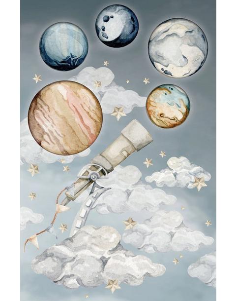 "Galileo Sky" Wall Decal Set