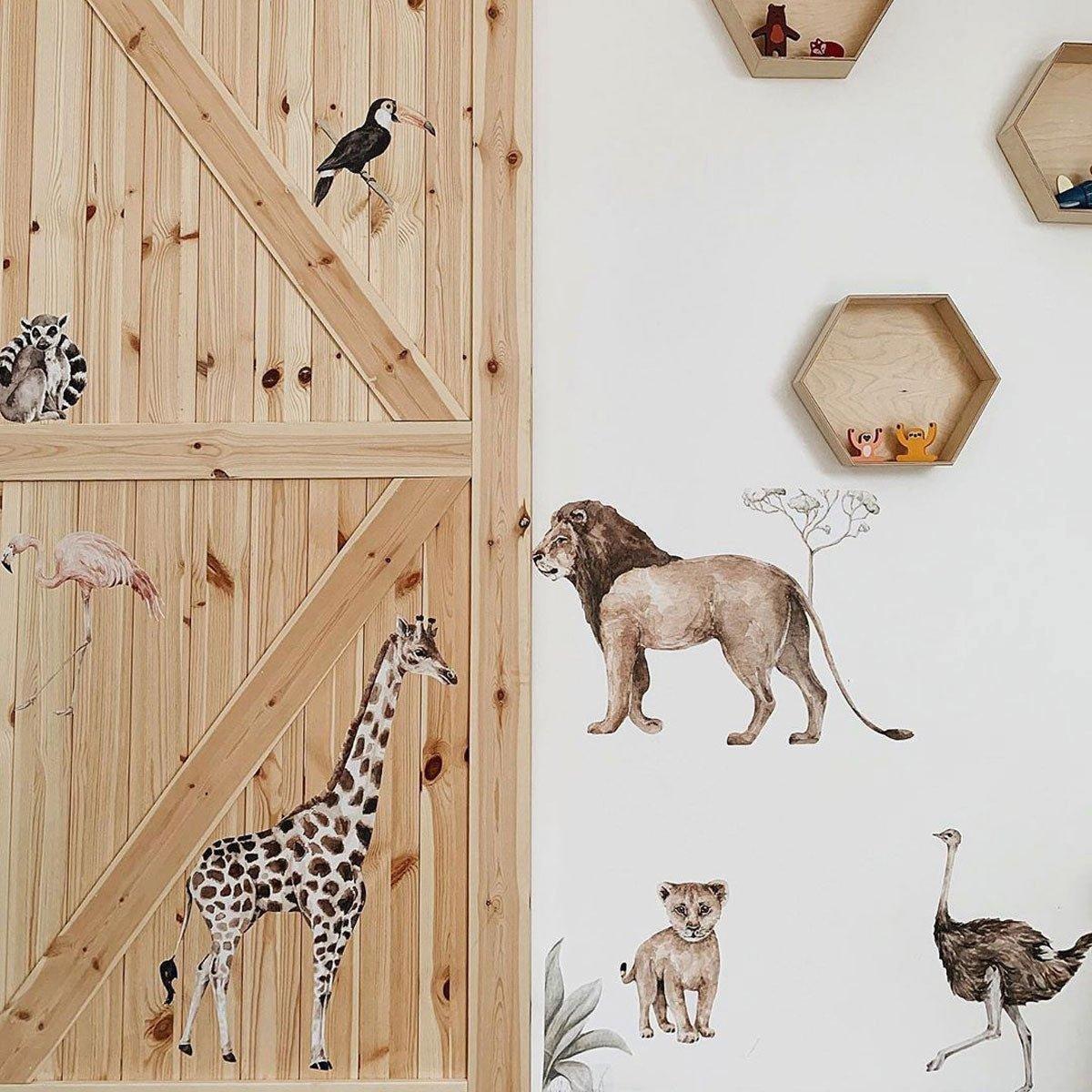 Savanna Animals Wonderland Wall Decal Set image number 2