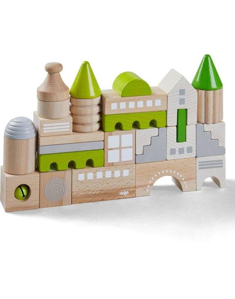 Coburg 28 Piece Wooden Building Blocks