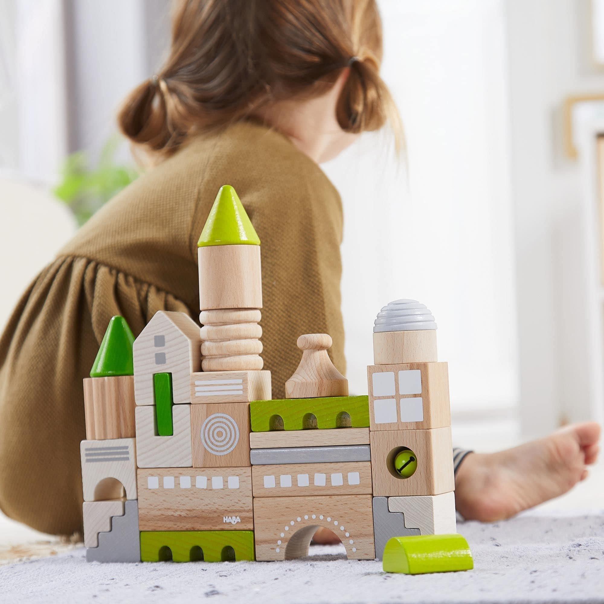 Coburg 28 Piece Wooden Building Blocks image number 3