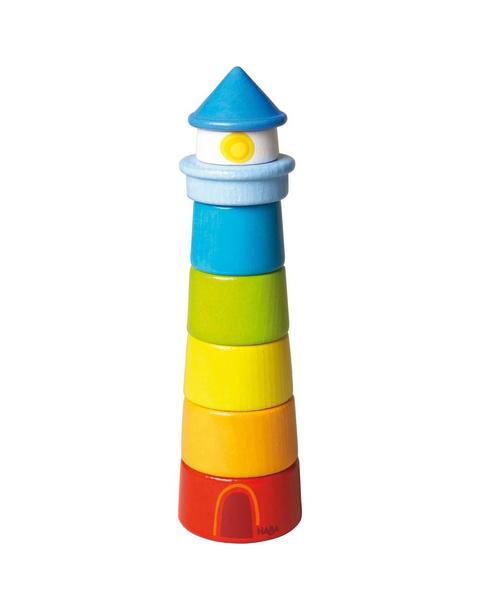 Lighthouse Wooden Rainbow Stacker
