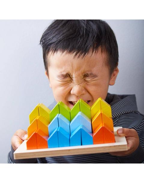 Creative Stones 3D Wooden Arranging Blocks