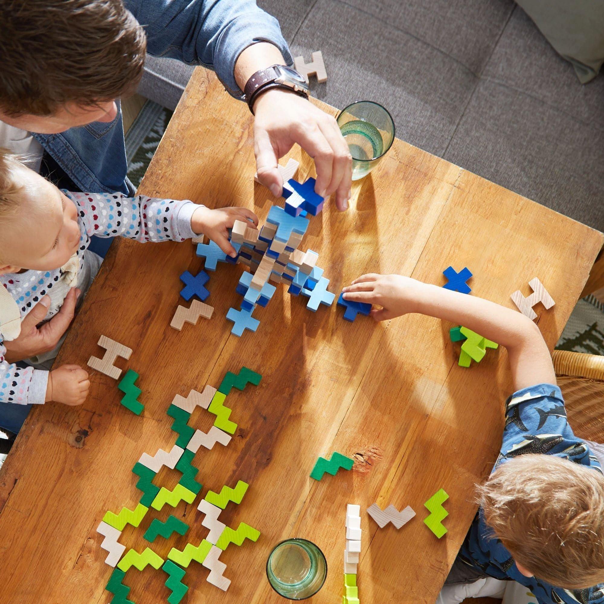3D Viridis Wooden Stacking Game image number 3