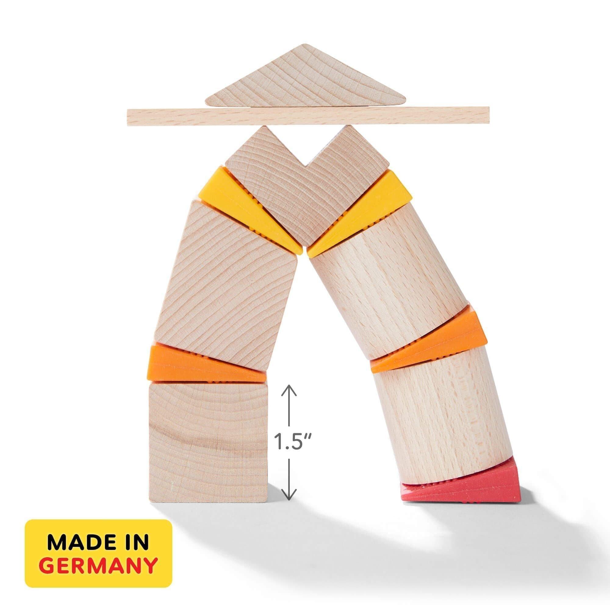 Teetering Towers Wooden Blocks image number 3