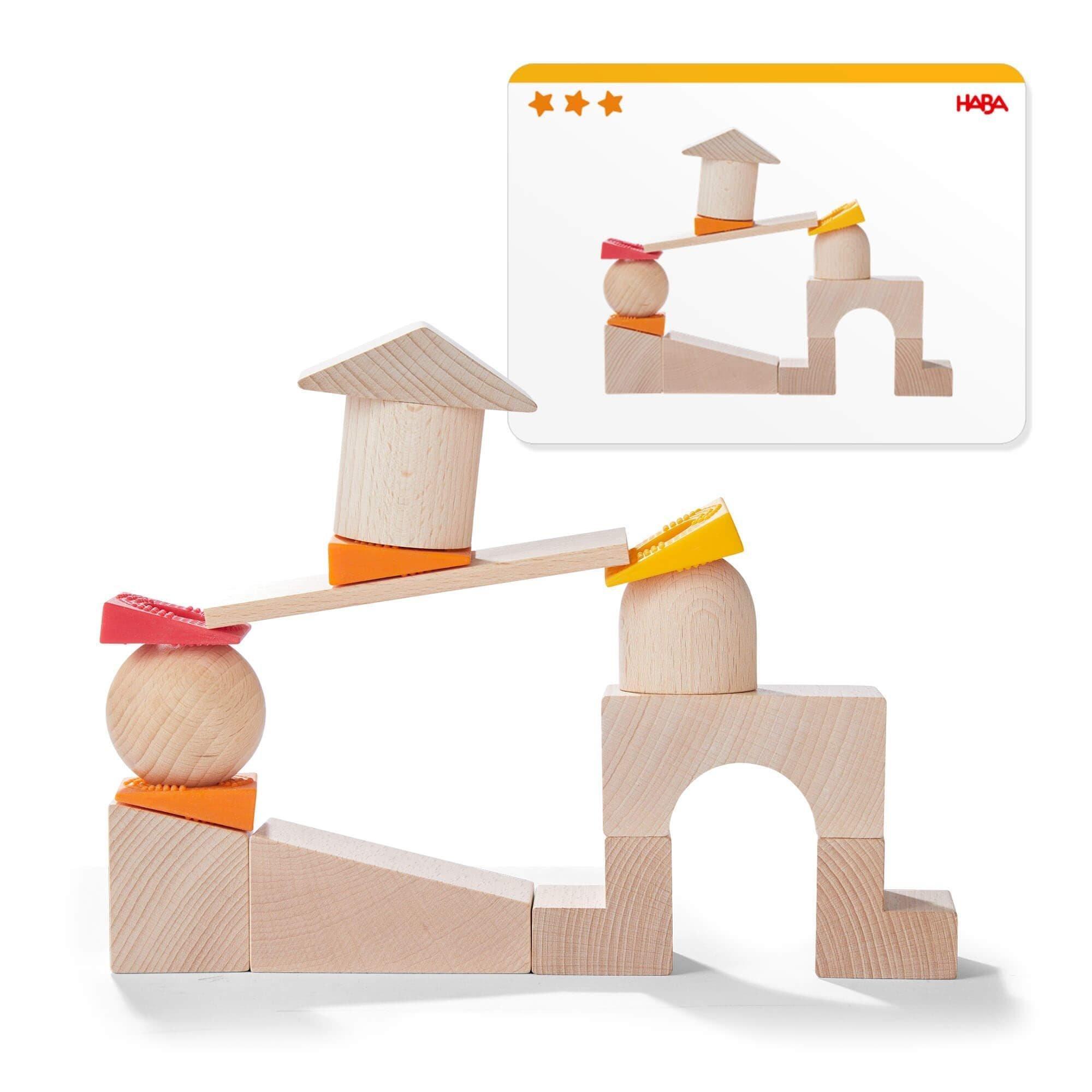 Teetering Towers Wooden Blocks image number 4