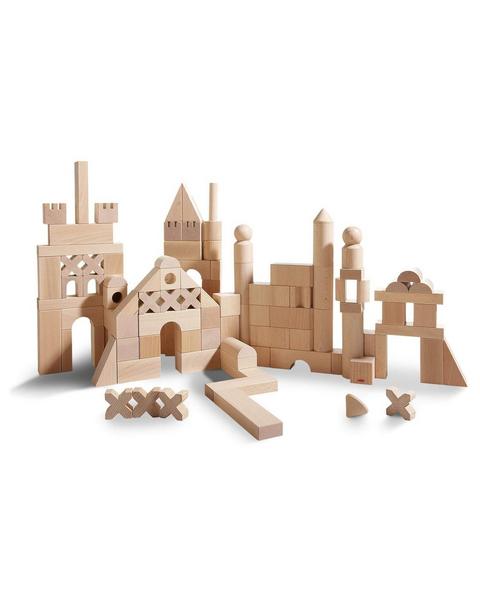Basic Building Blocks 102 Piece Extra Large Wooden Starter Set
