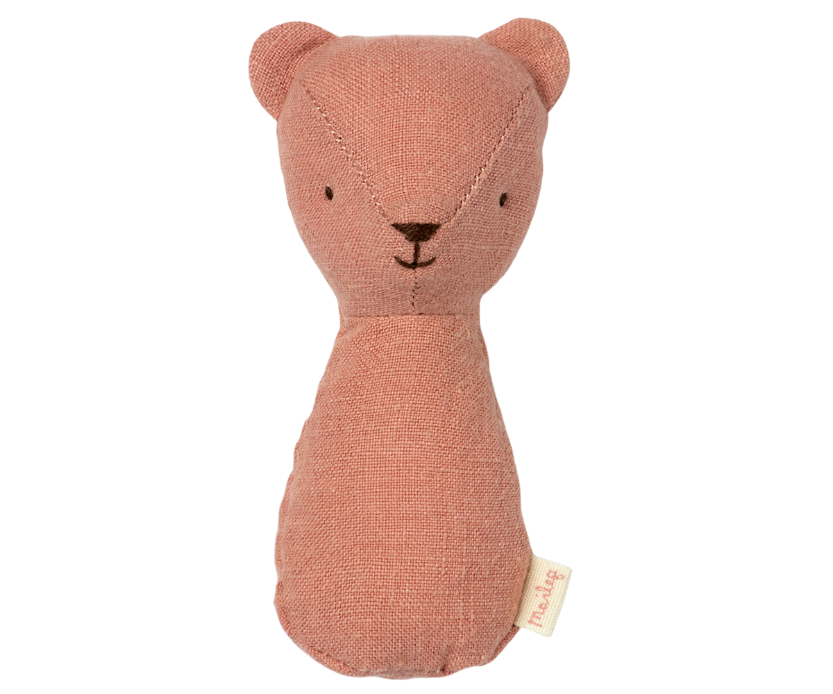 Teddy Rattles - Old Rose